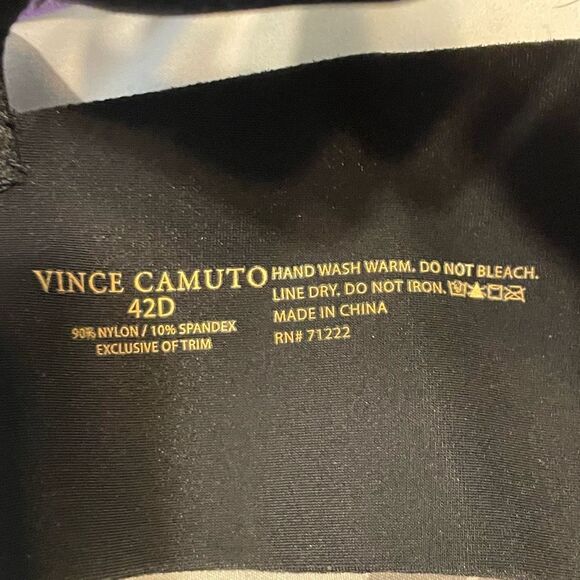 Vince Camuto Spacer T-Shirt Bra Black Comfort Molded Microfiber Full Figure 42D - Picture 8 of 8